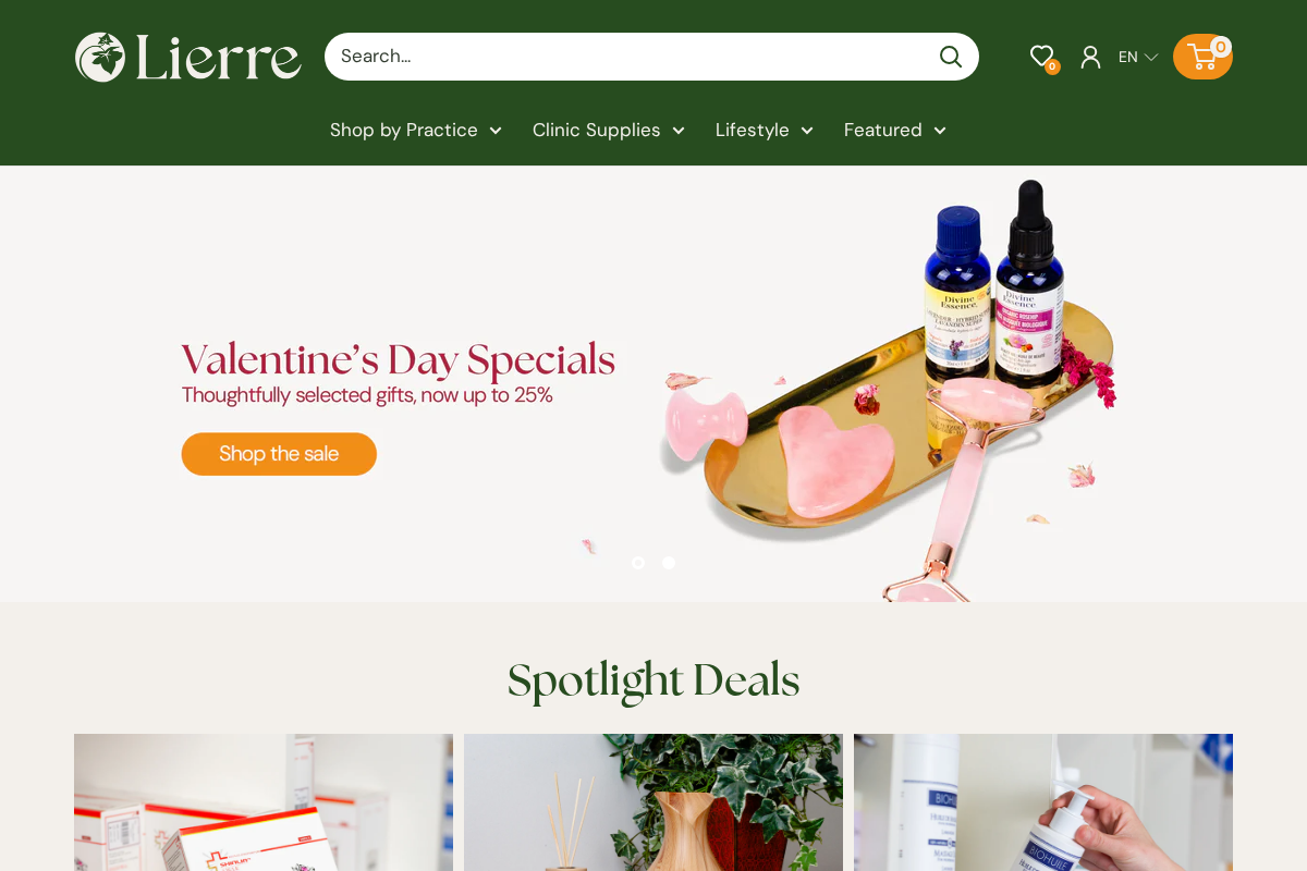 Lierre.ca homepage screenshot