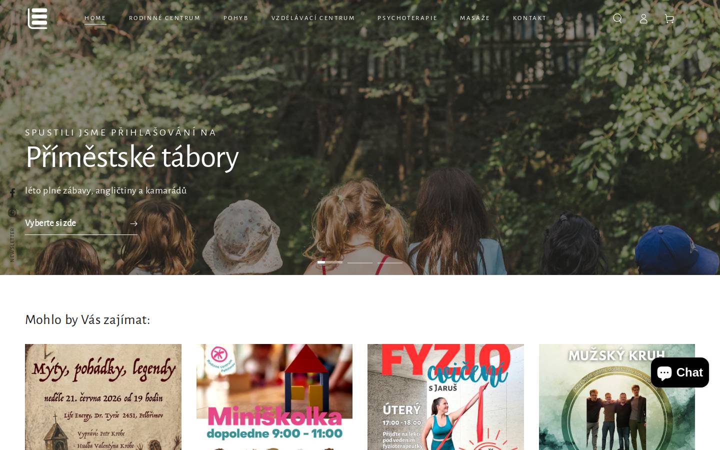 life-energy.cz homepage screenshot