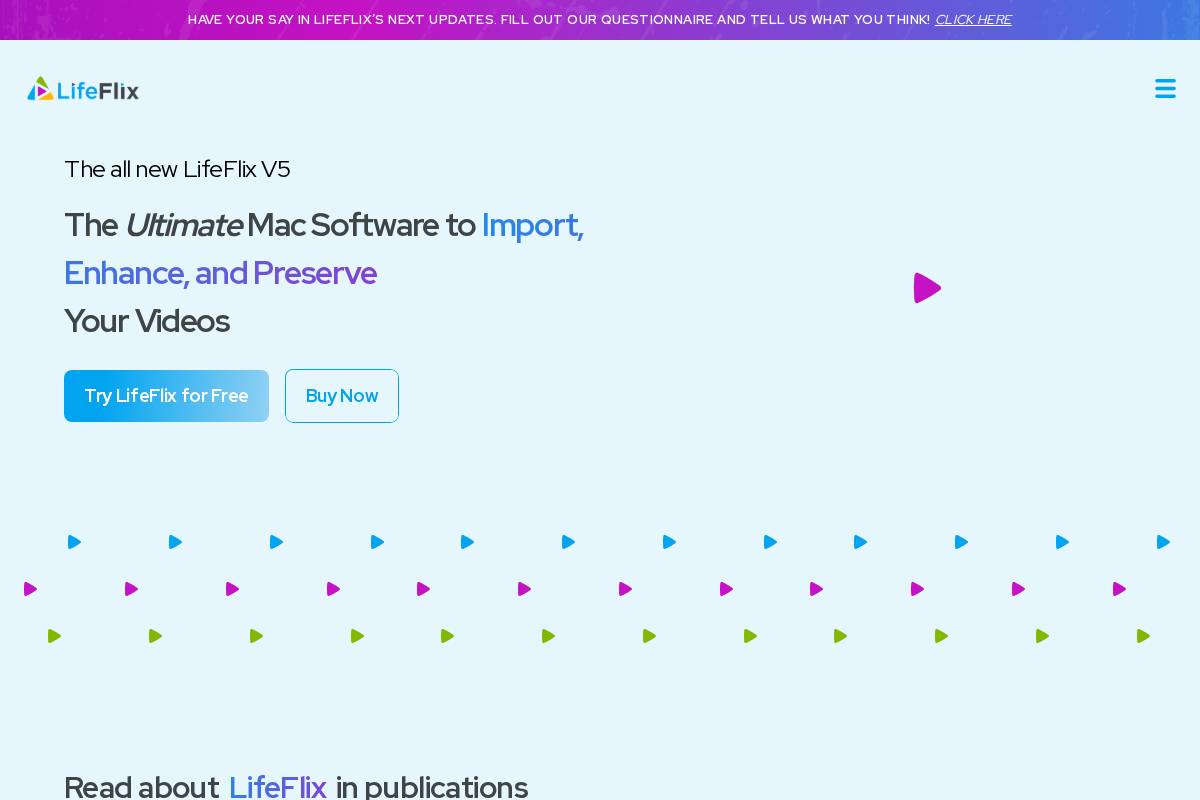 lifeflix.com homepage screenshot