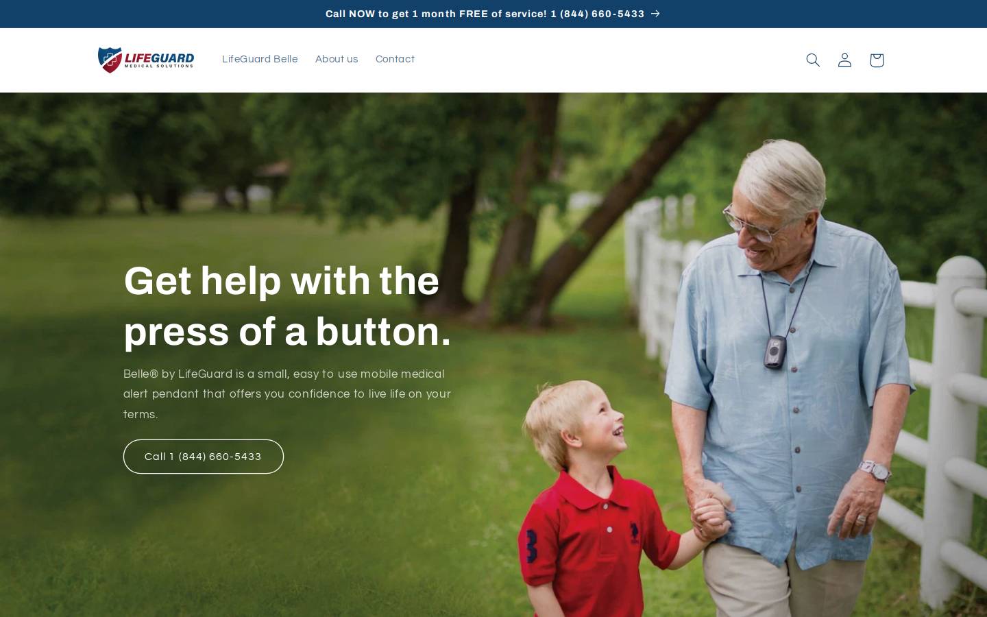 lifeguardmedicalsolutions.com homepage screenshot