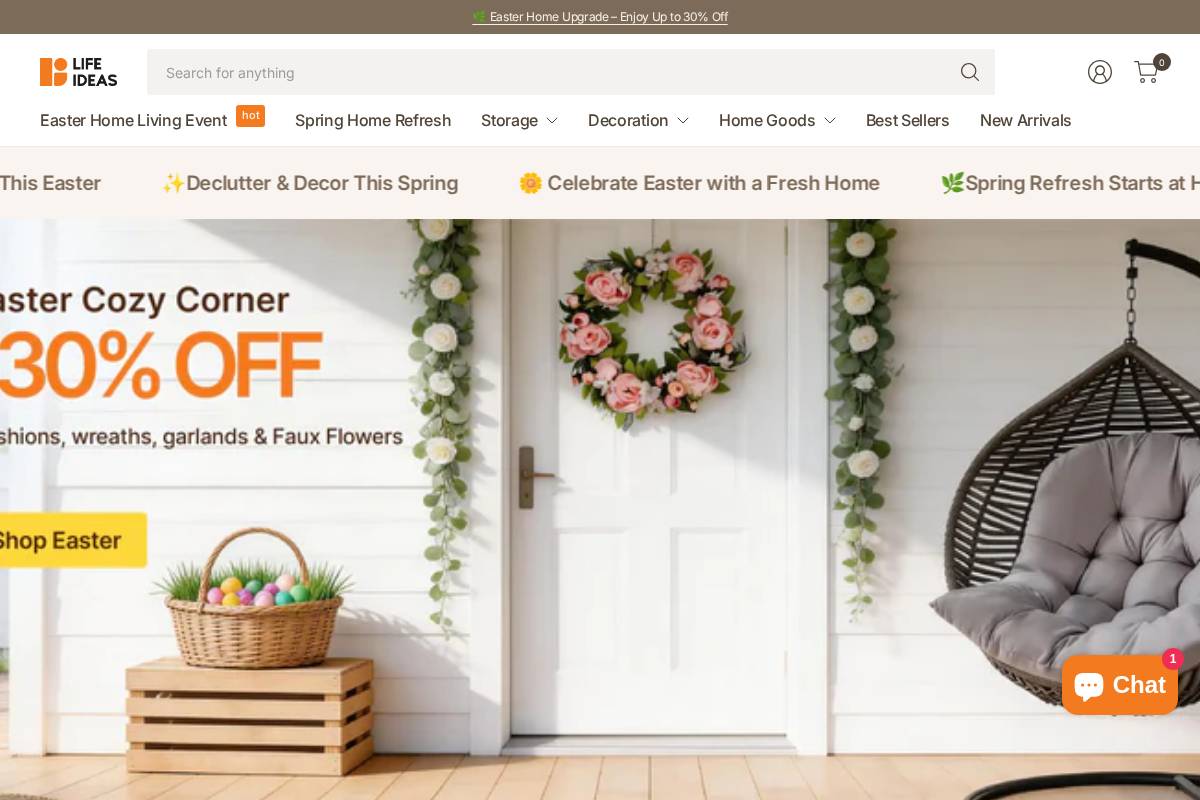 Lifeideas homepage screenshot