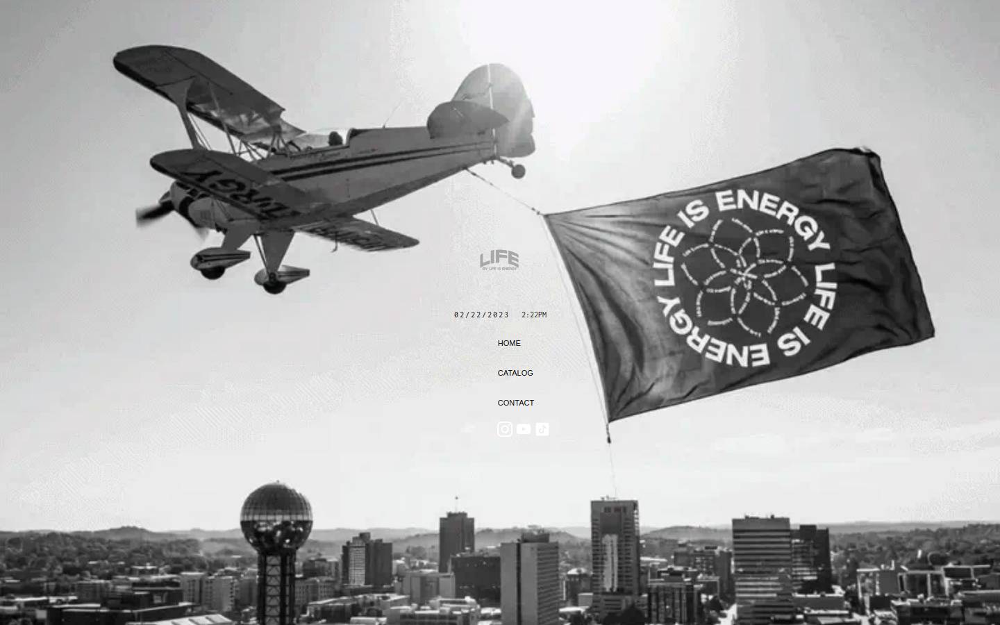lifeis.energy homepage screenshot