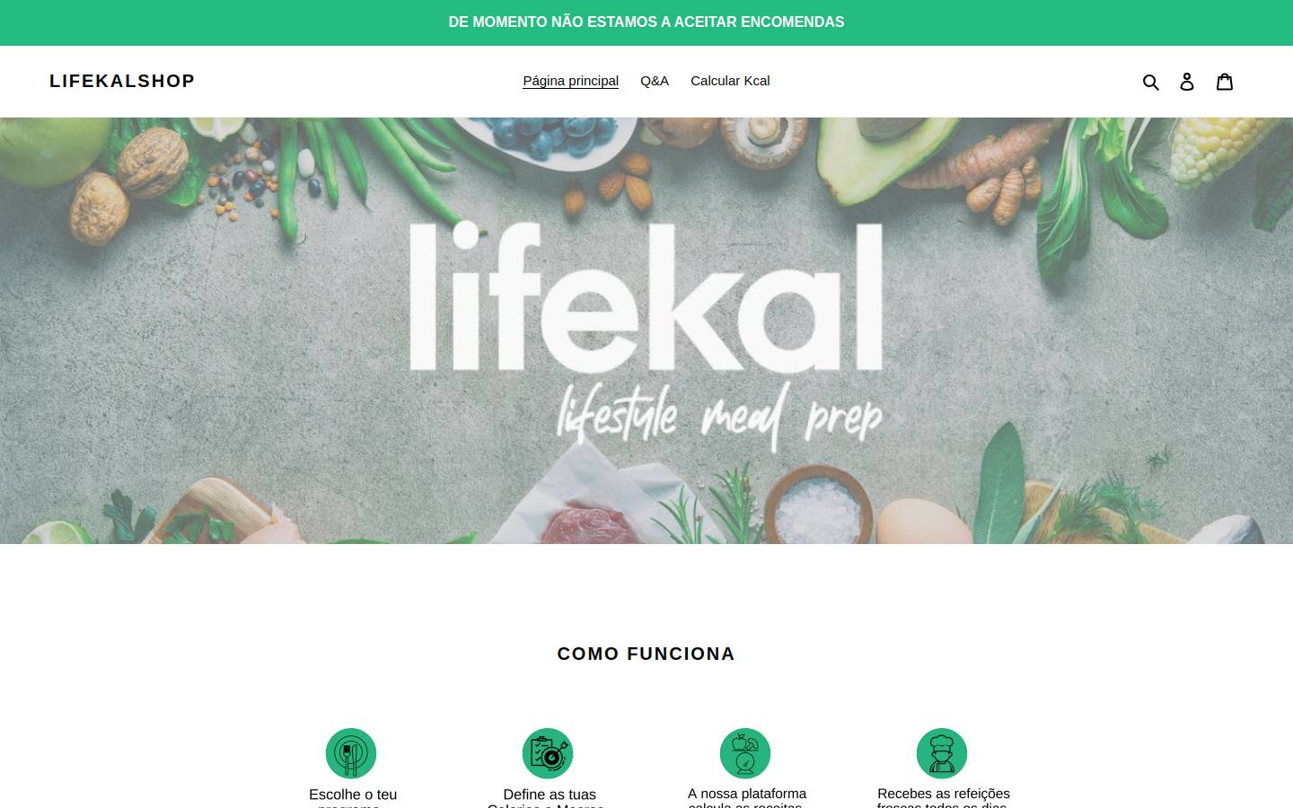 lifekal.com homepage screenshot