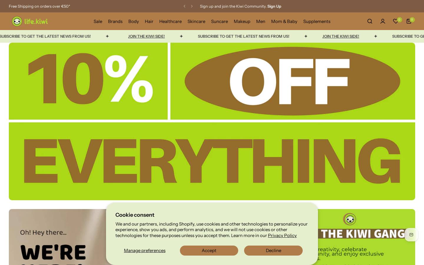 lifekiwi.com homepage screenshot
