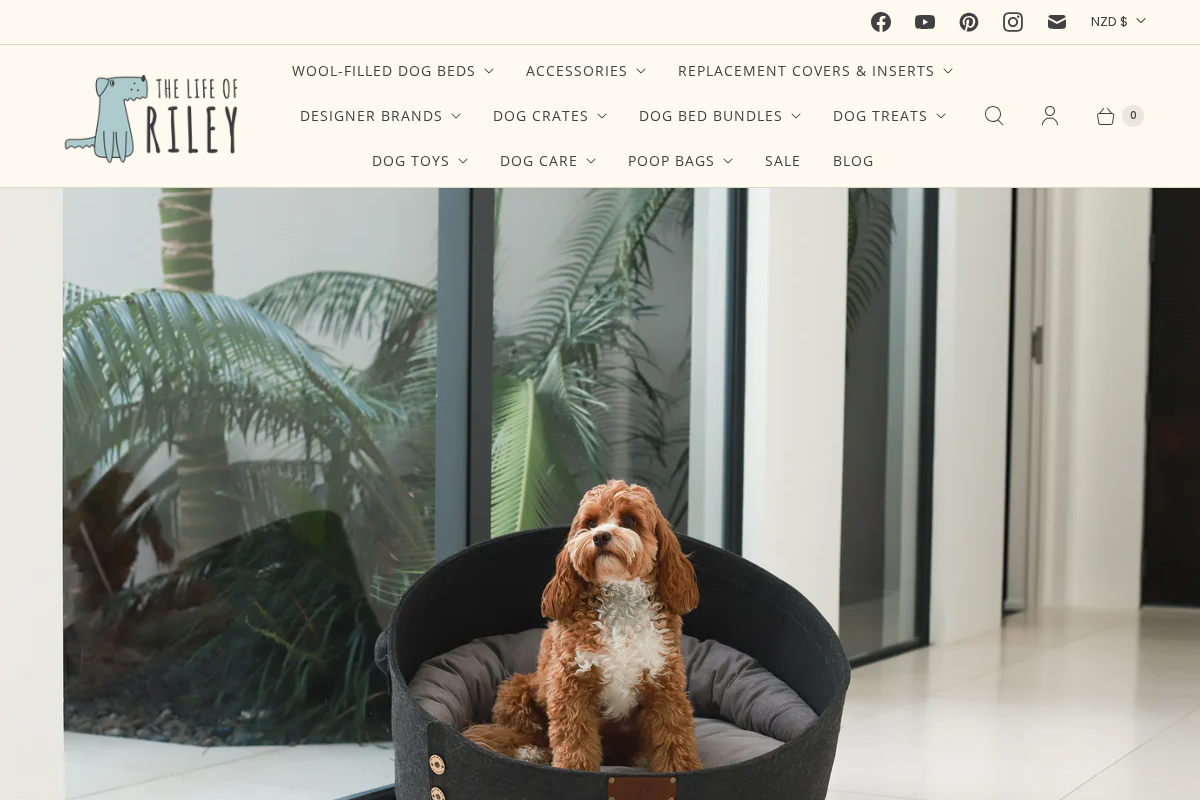 lifeofriley.co.nz homepage screenshot