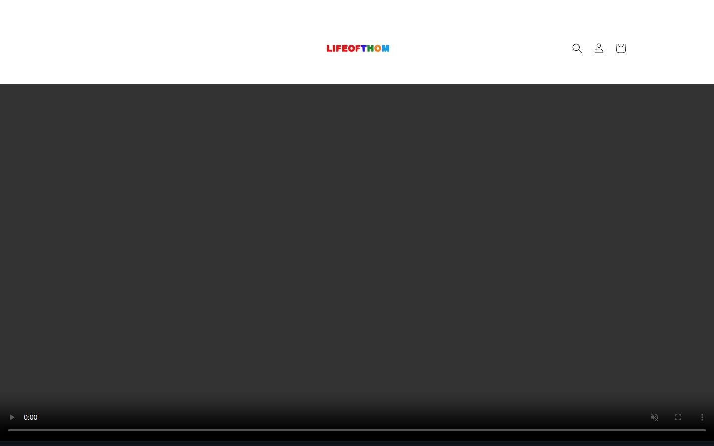 lifeofthom.com homepage screenshot