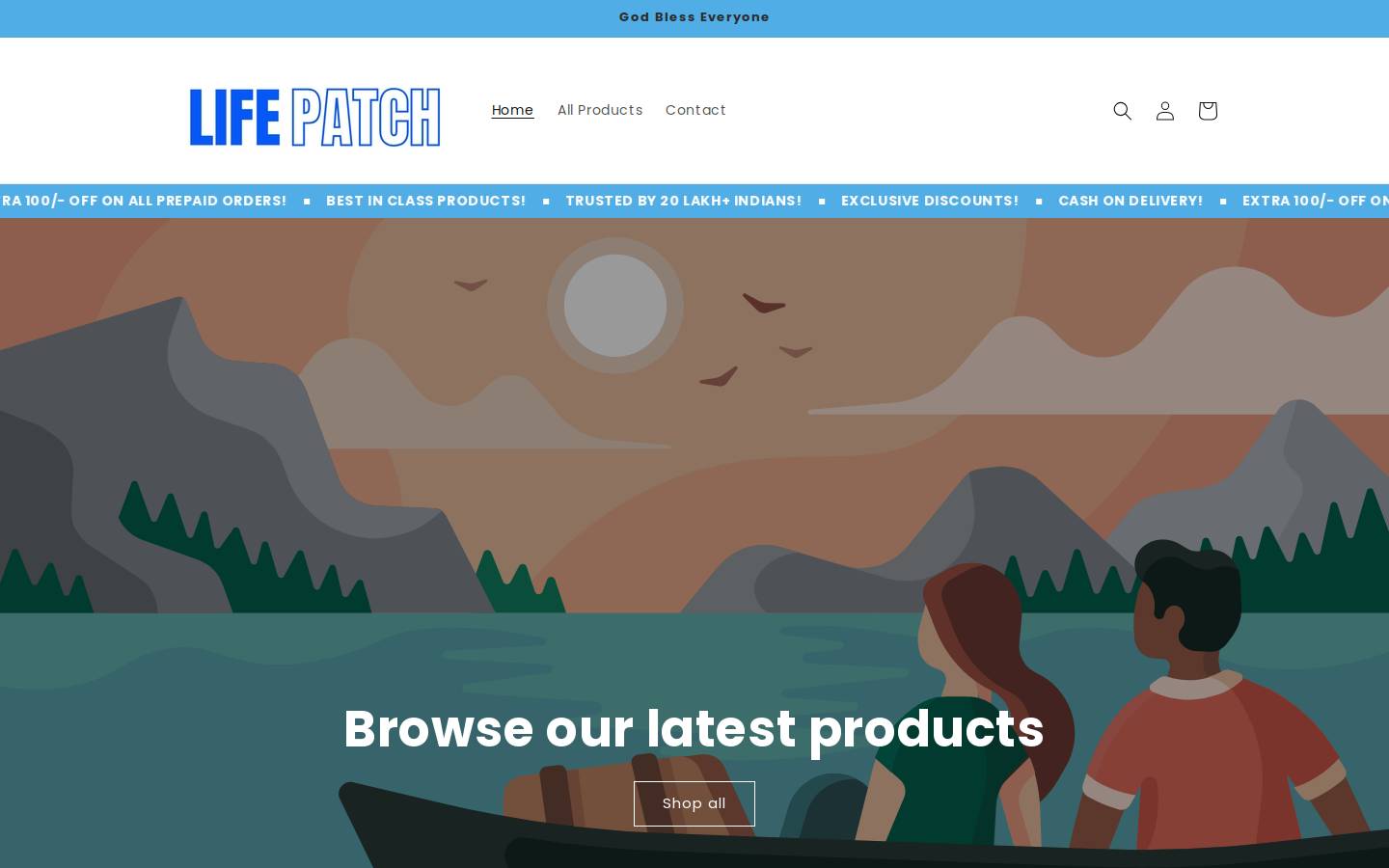 lifepatch.shop homepage screenshot
