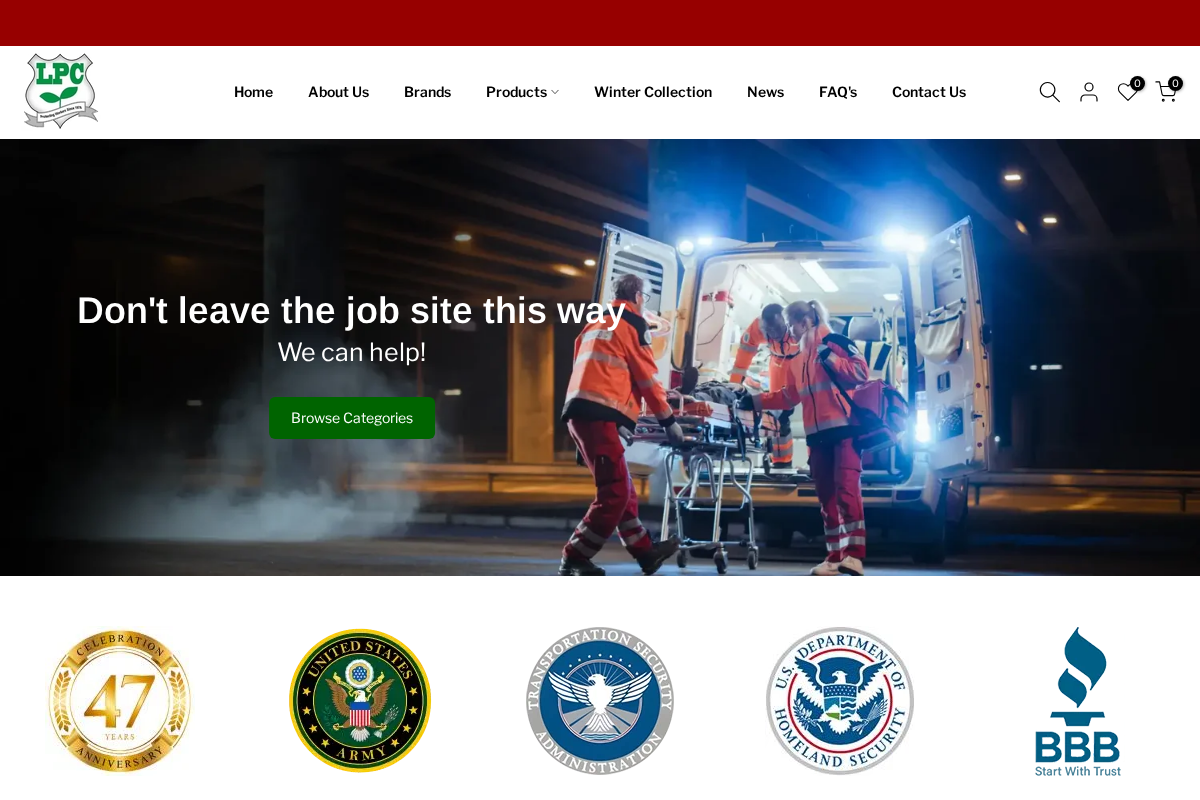 lifeprotectors.com homepage screenshot