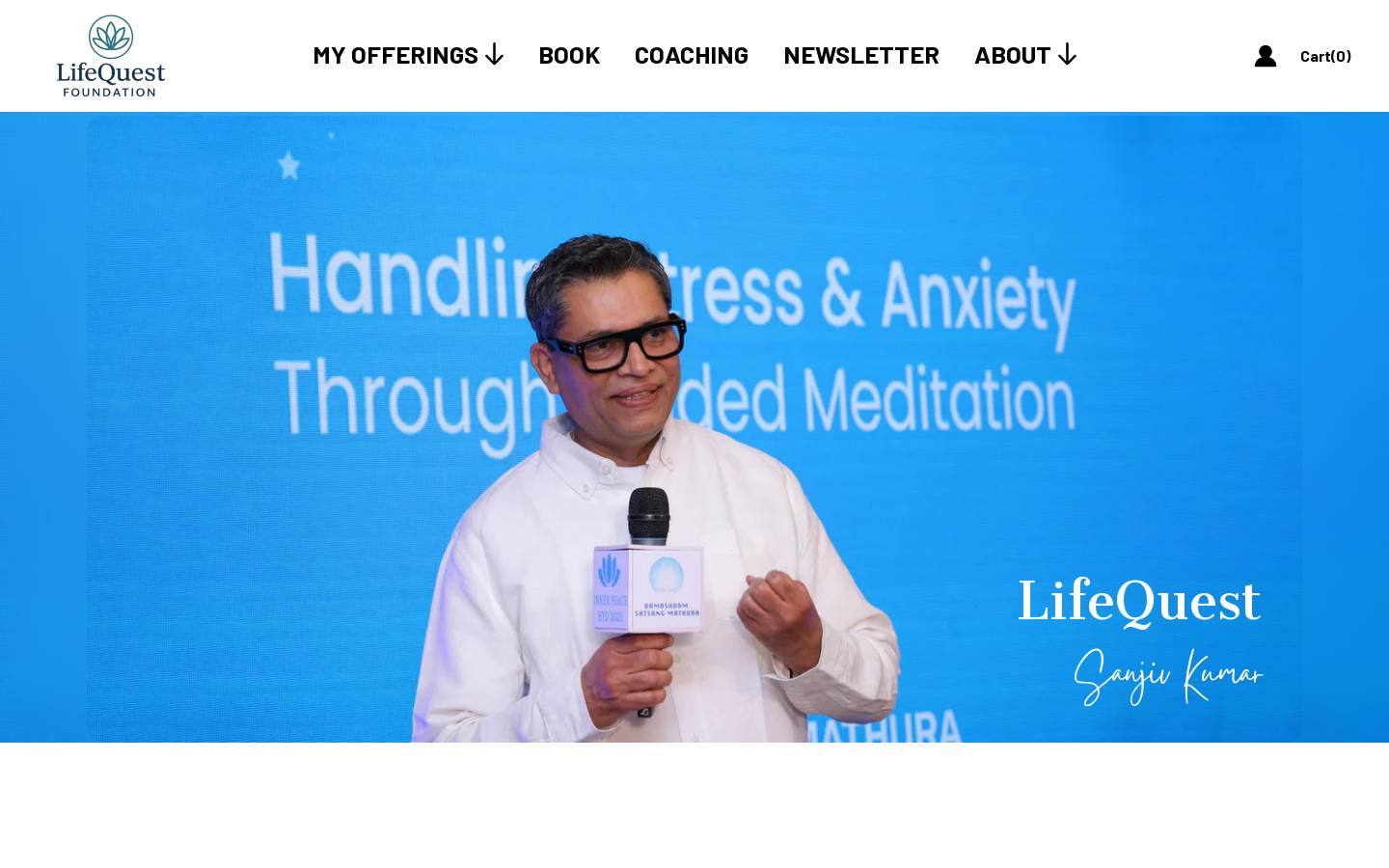 lifequestfoundation.com homepage screenshot
