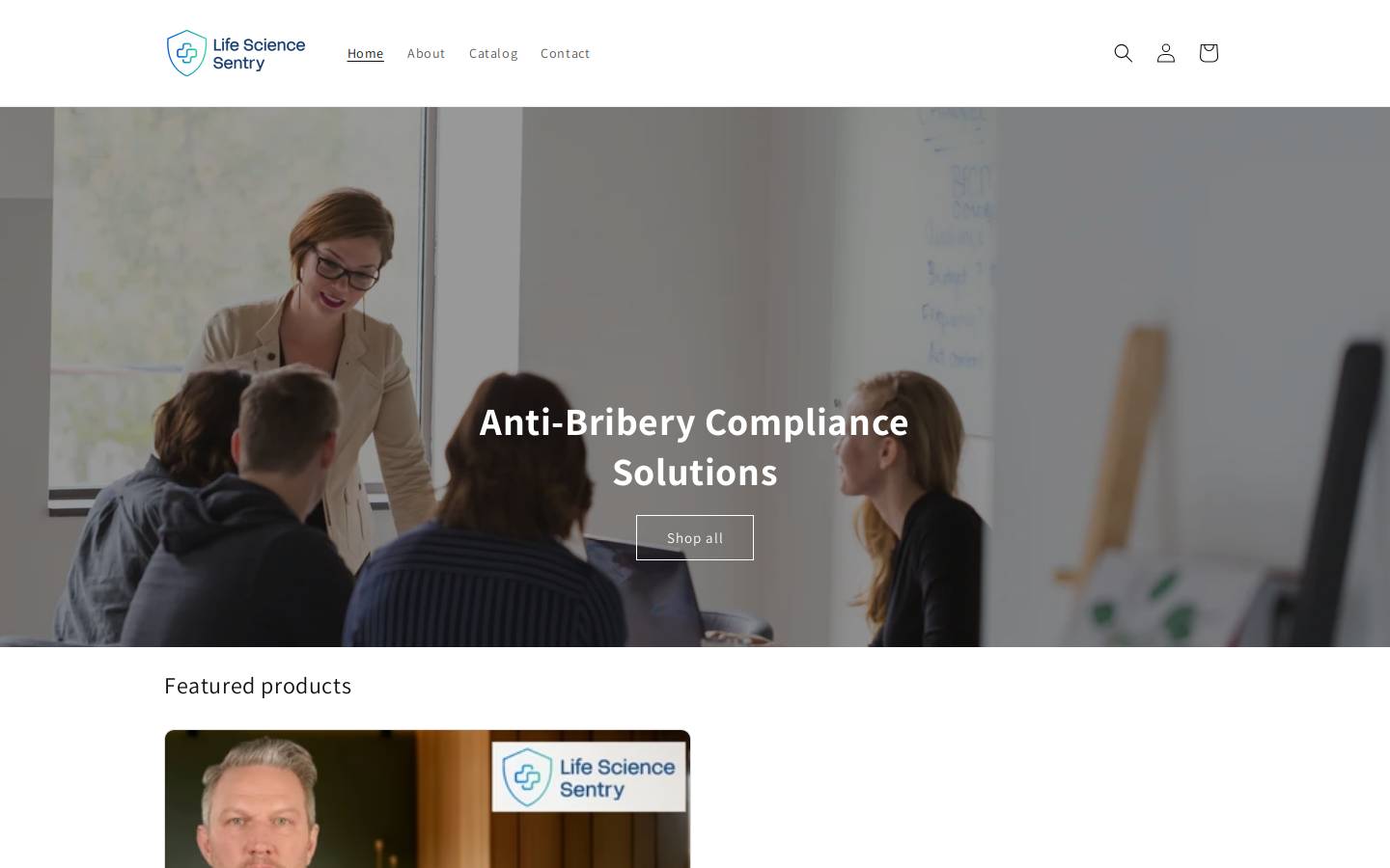 lifesciencesentry.com homepage screenshot
