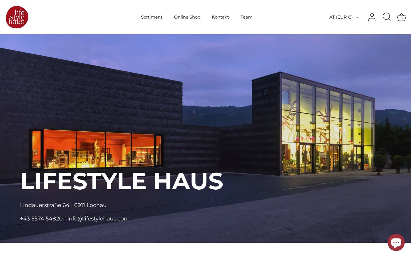 lifestylehaus.com homepage screenshot