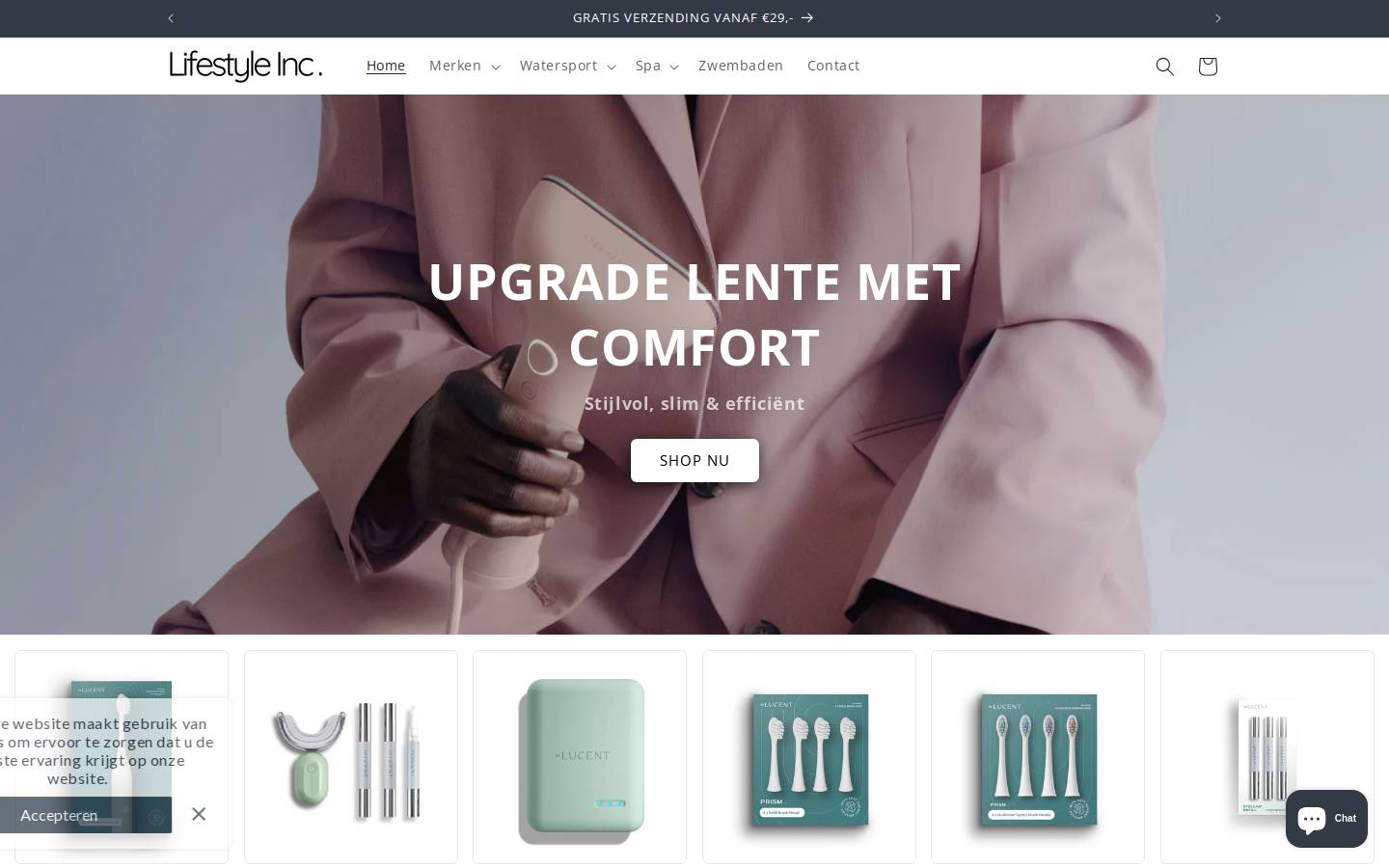 Lifestyleinc homepage screenshot