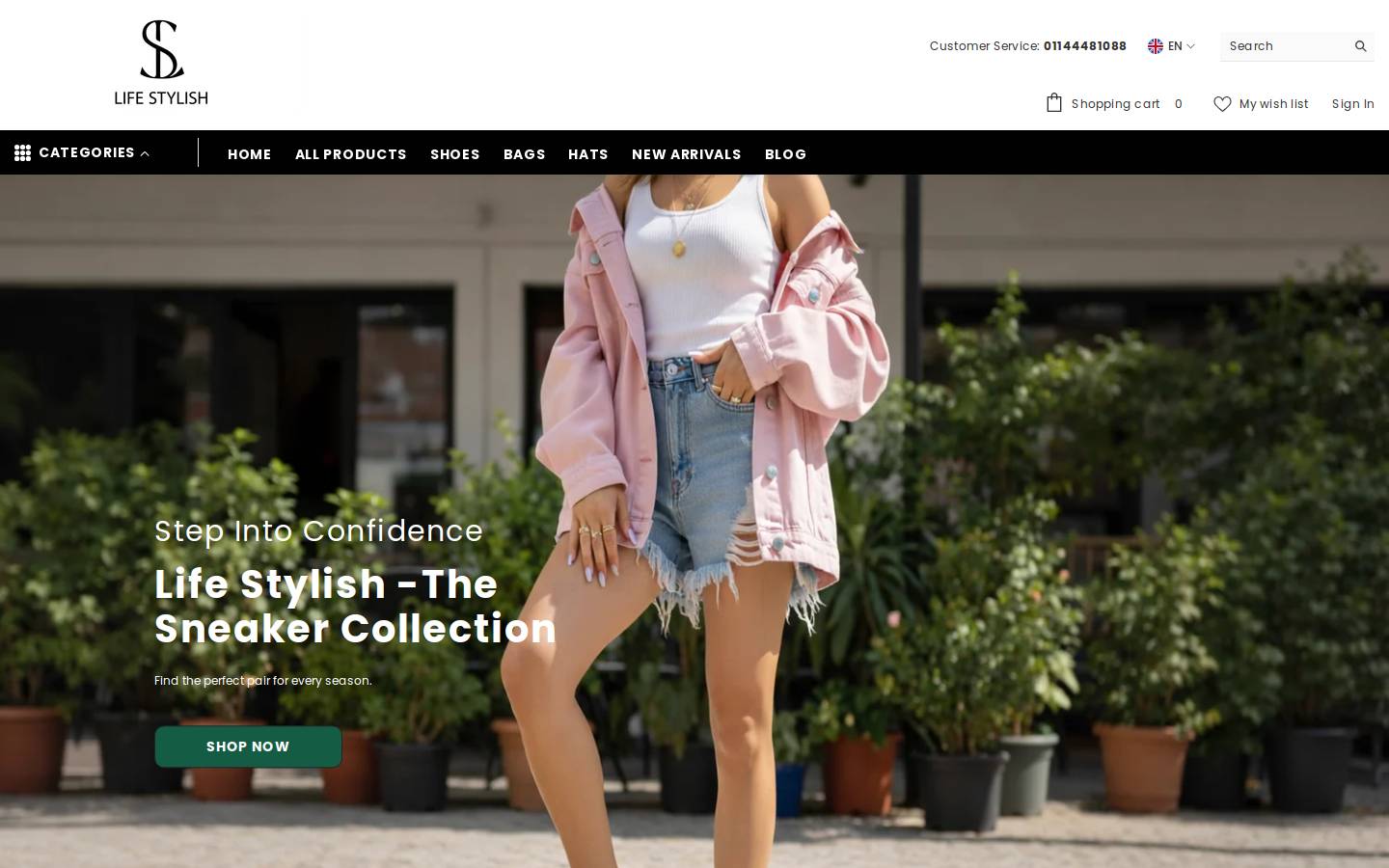 lifestylisheg.com homepage screenshot