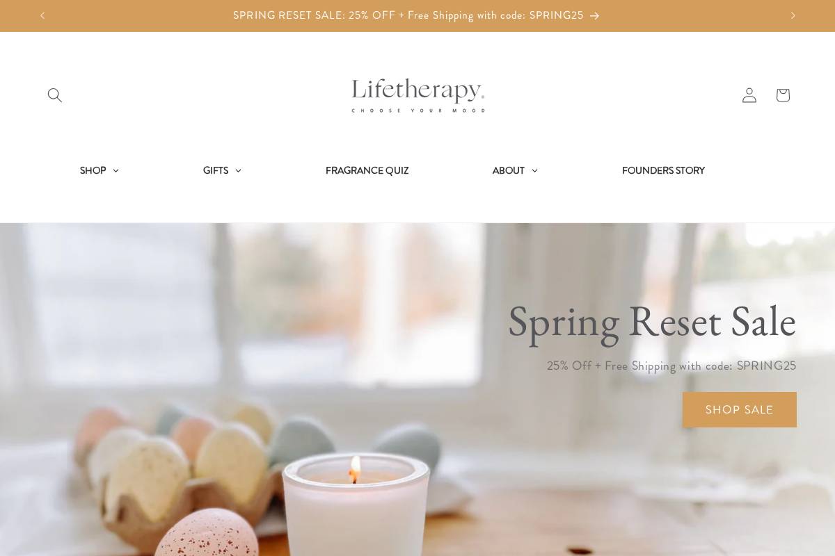 lifetherapy.com homepage screenshot