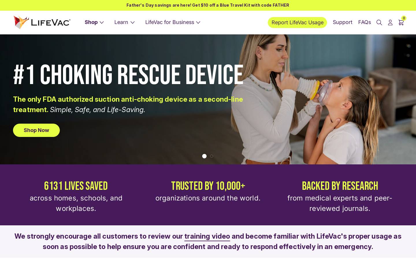 lifevac.net homepage screenshot