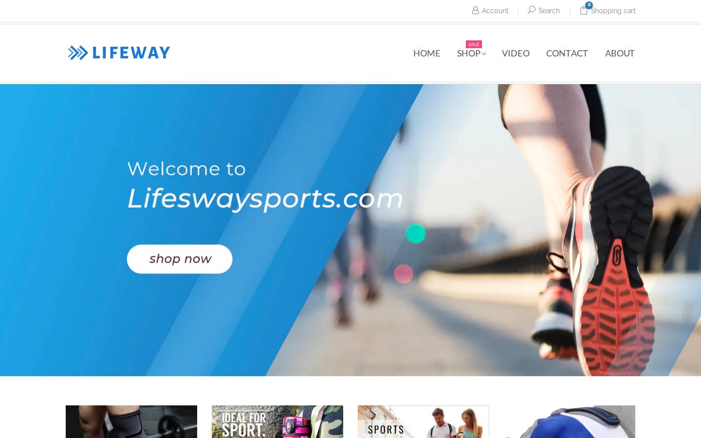 lifewaysports.com.au homepage screenshot