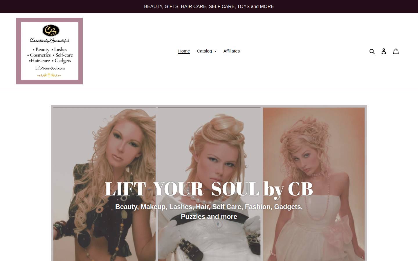 lift-your-soul.com homepage screenshot