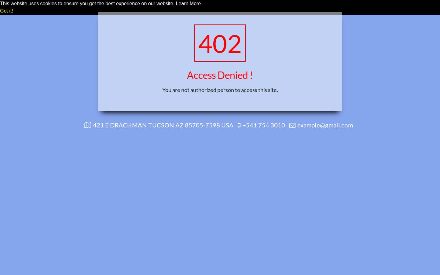 light-gun.org homepage screenshot