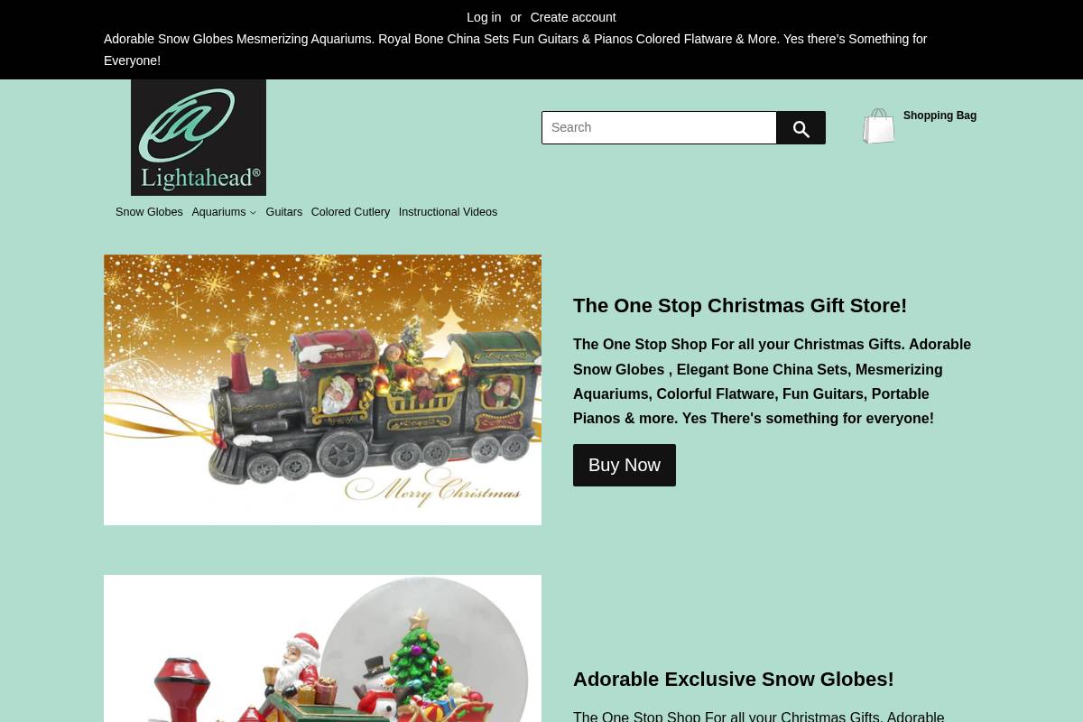 lightahead.us homepage screenshot