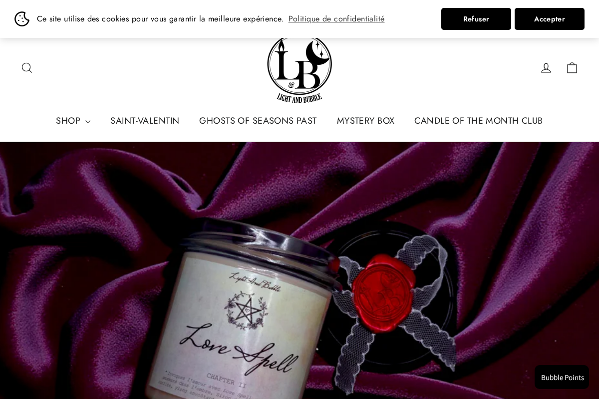 Light And Bubble homepage screenshot