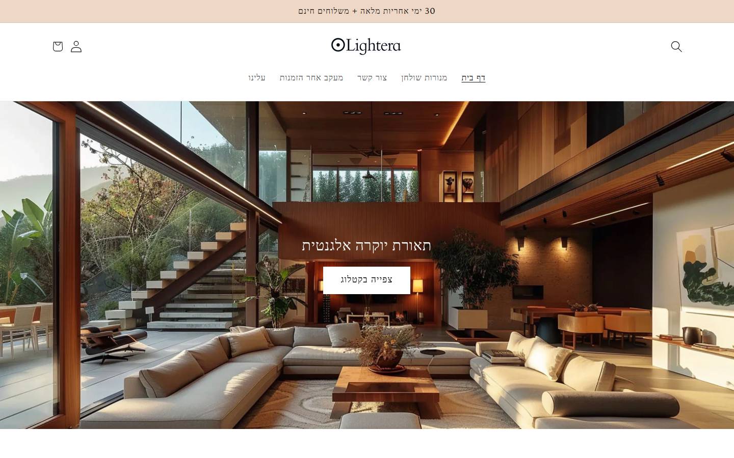 lightera.online homepage screenshot