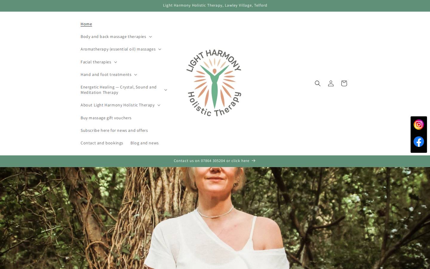 lightharmony.co.uk homepage screenshot