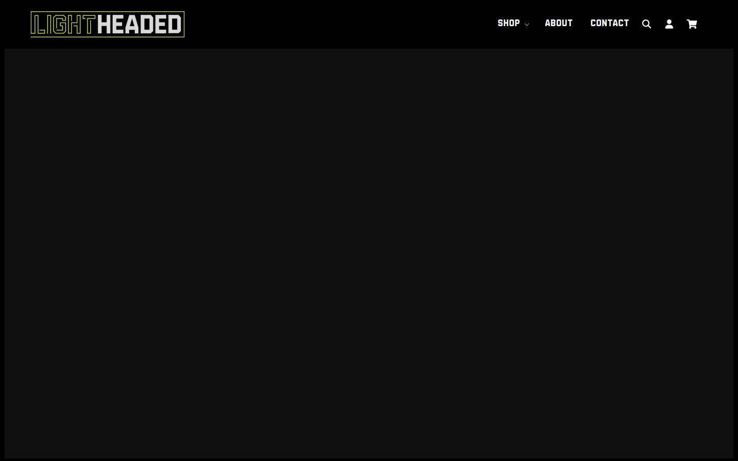 lightheadedhelmets.com homepage screenshot