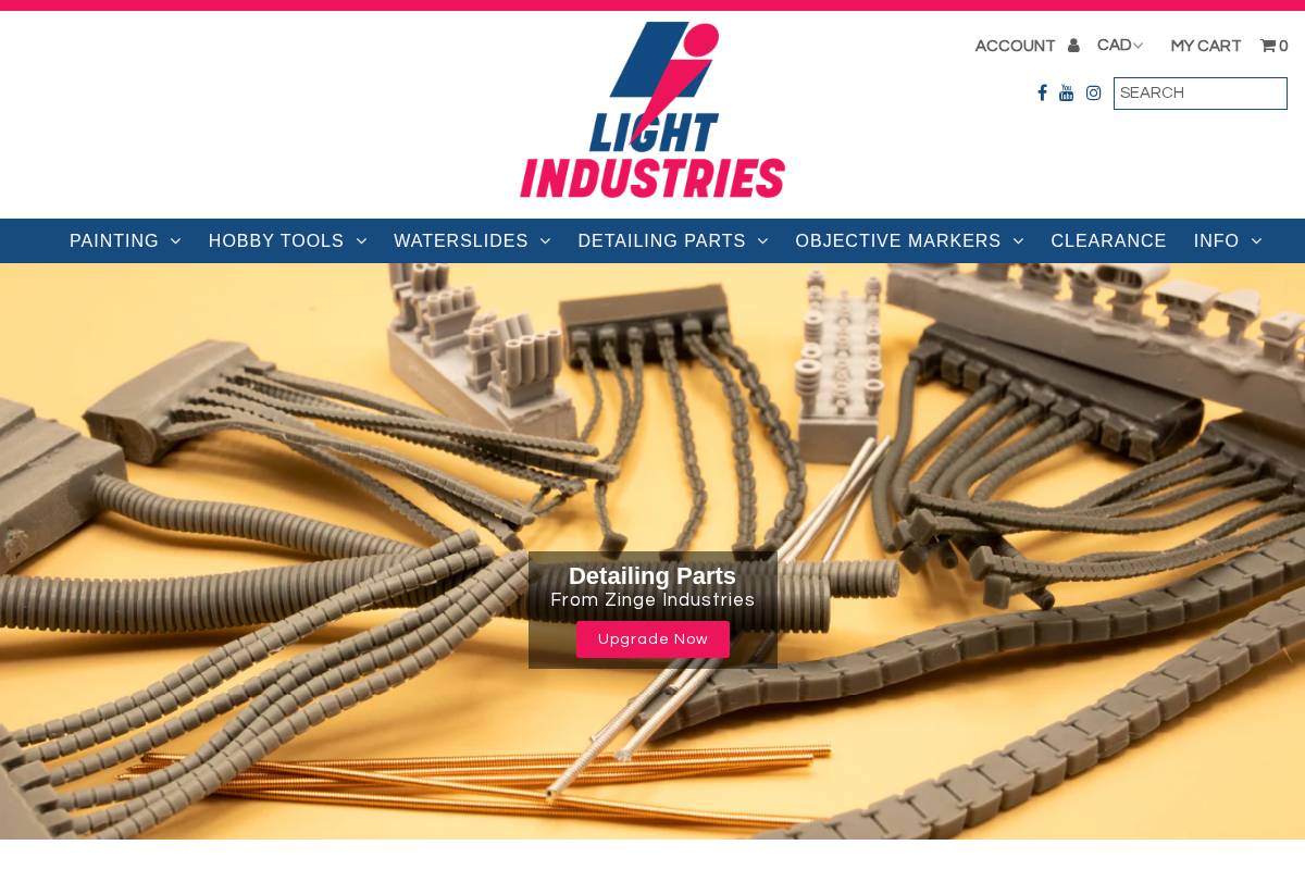 lightindustries.ca homepage screenshot