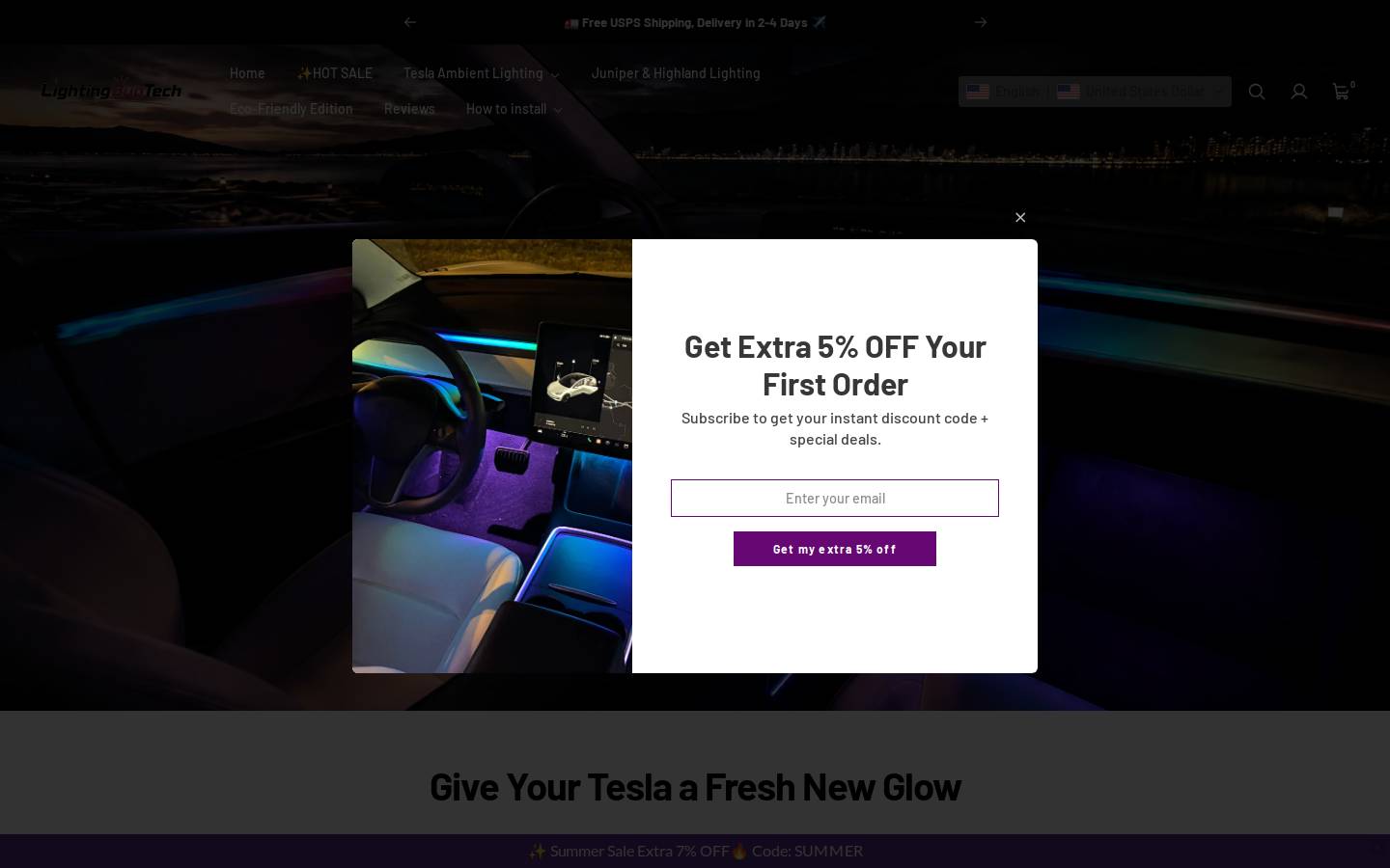 Lightingbugtech homepage screenshot