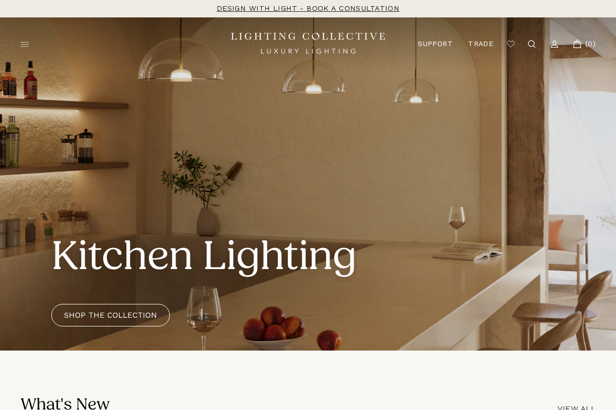lightingcollective.com.au homepage screenshot