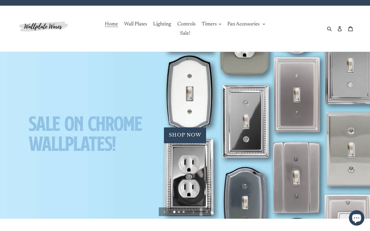 lightingwares.com homepage screenshot