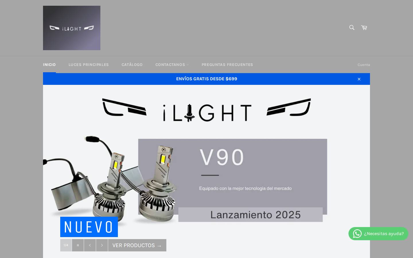 lightledmx.com homepage screenshot