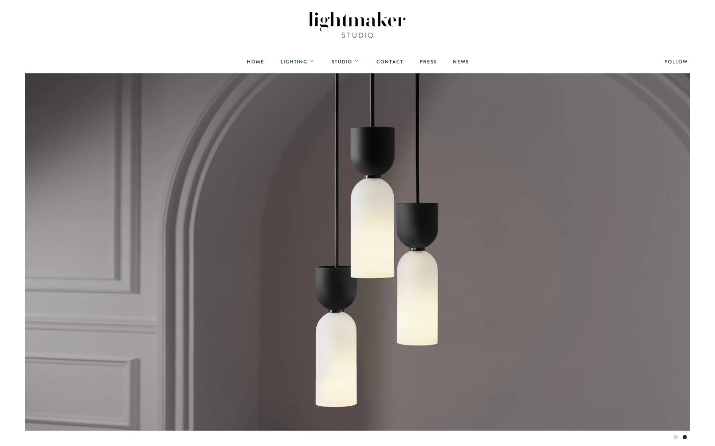 lightmakerstudio.com homepage screenshot