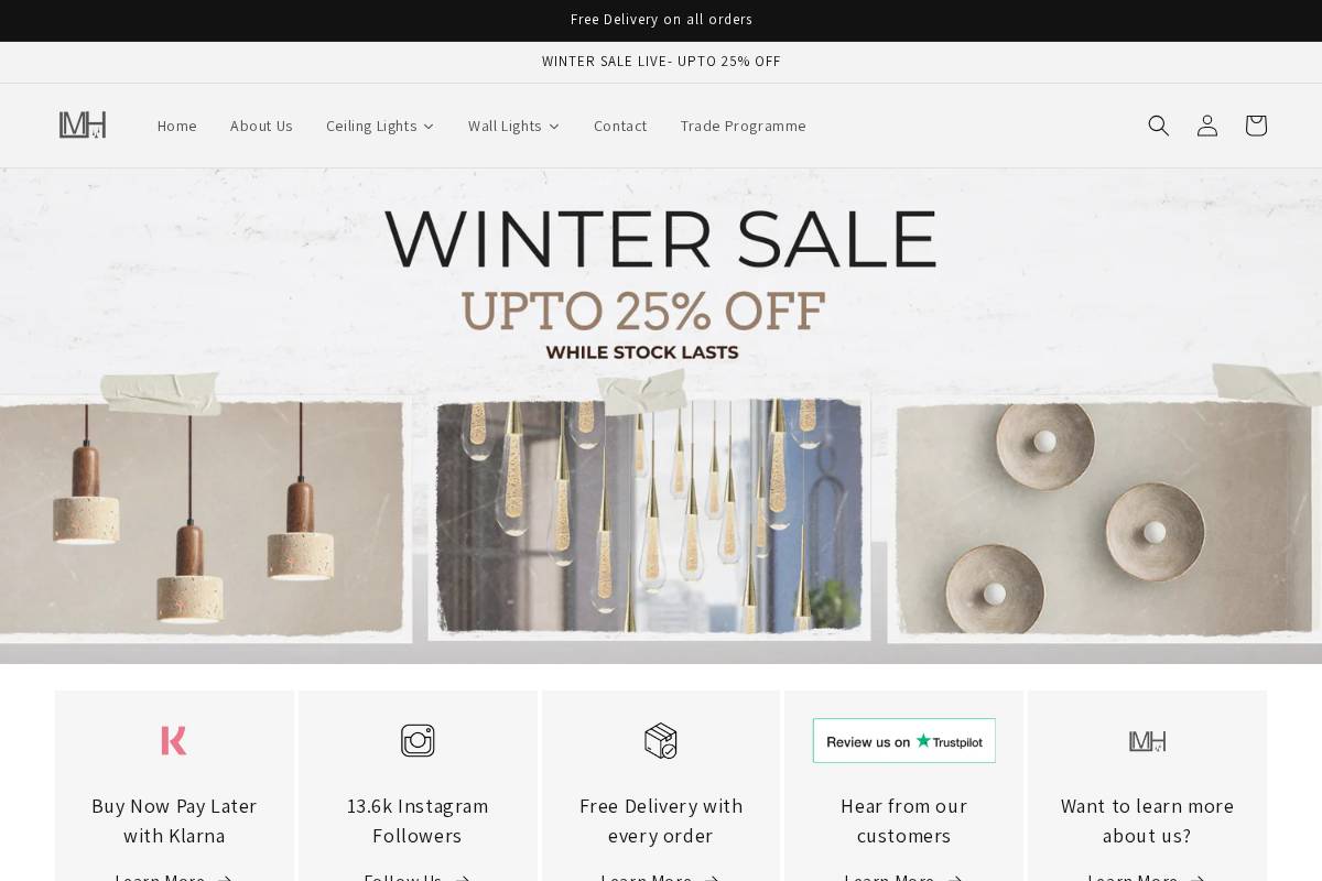 Light My House Ltd homepage screenshot