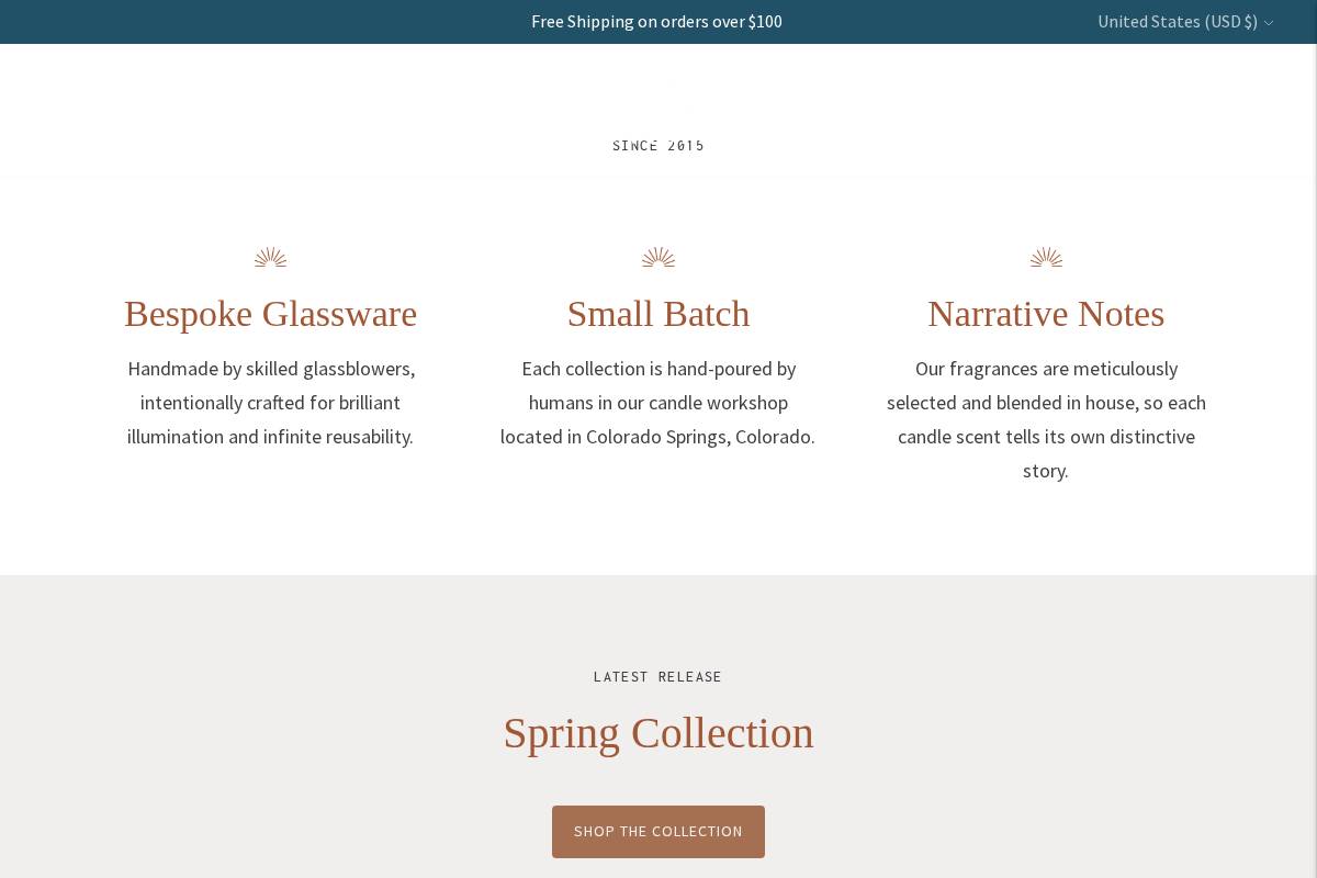 lightprovisions.com homepage screenshot