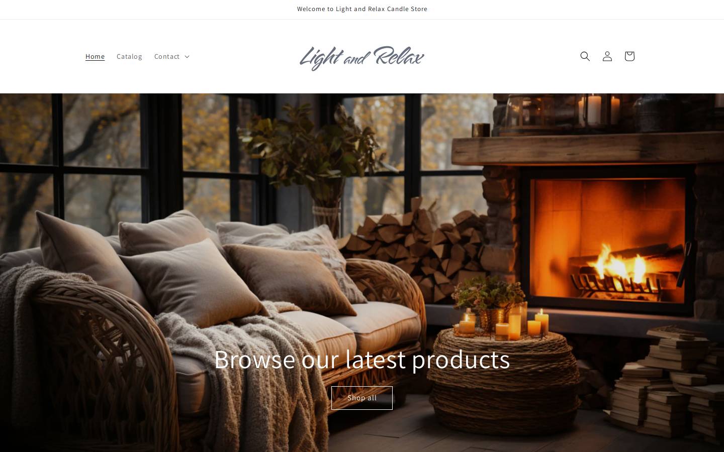 lightrelax.com homepage screenshot