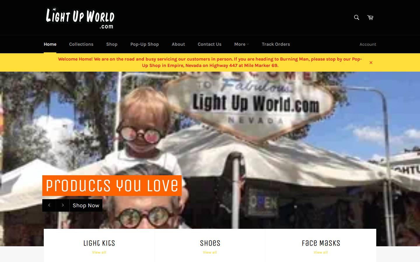 lightupwire.com homepage screenshot