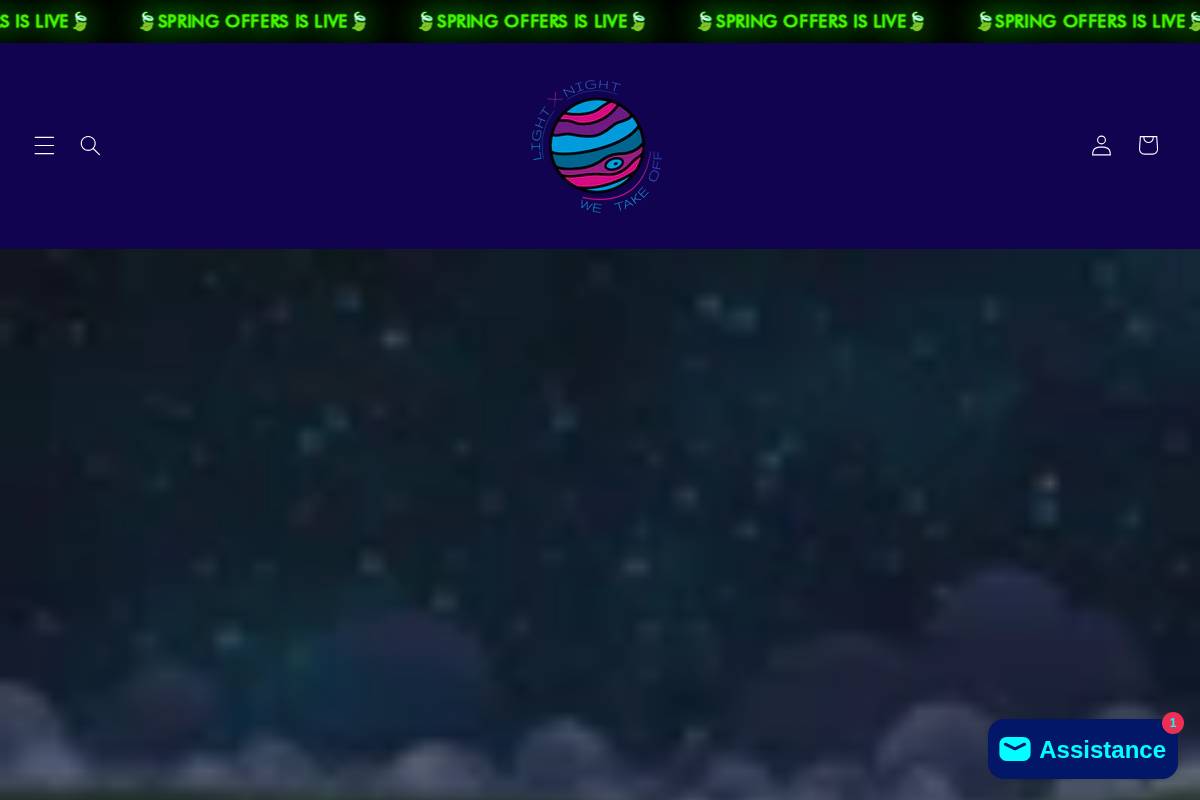 Light X Night homepage screenshot