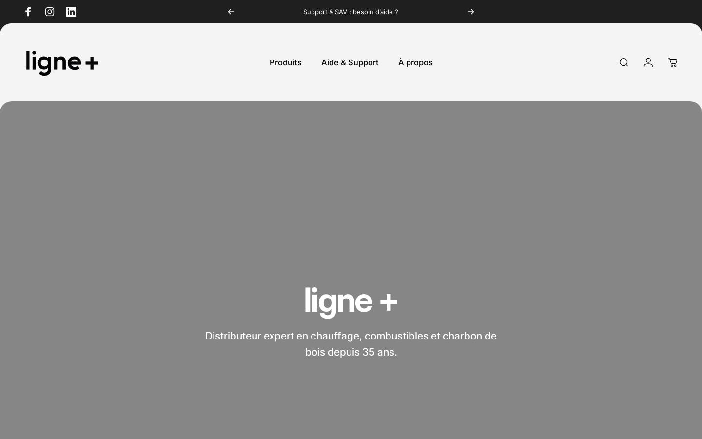 ligneplus.net homepage screenshot