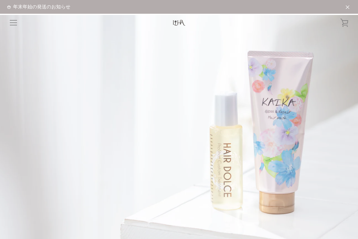 【公式】LiHAオンラインストア（KAIKA,HAIRDOLCE） homepage screenshot