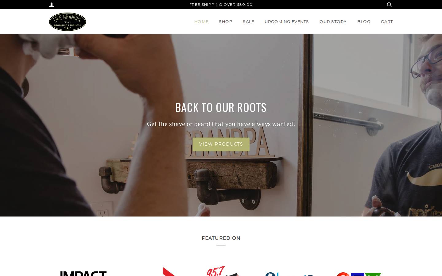 likegrandpa.com homepage screenshot