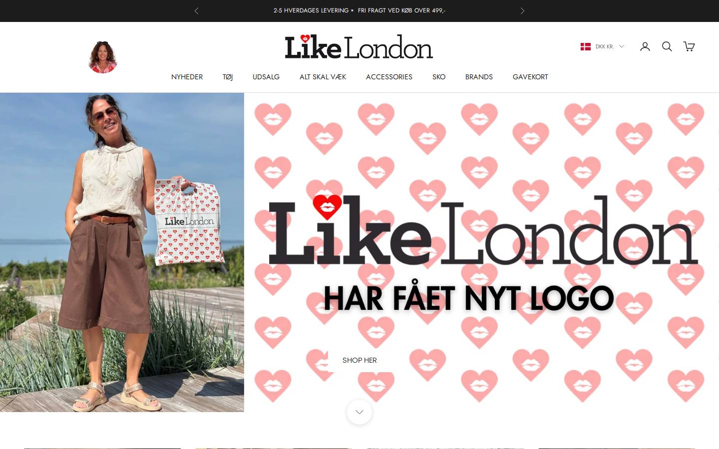 LikeLondon.com homepage screenshot