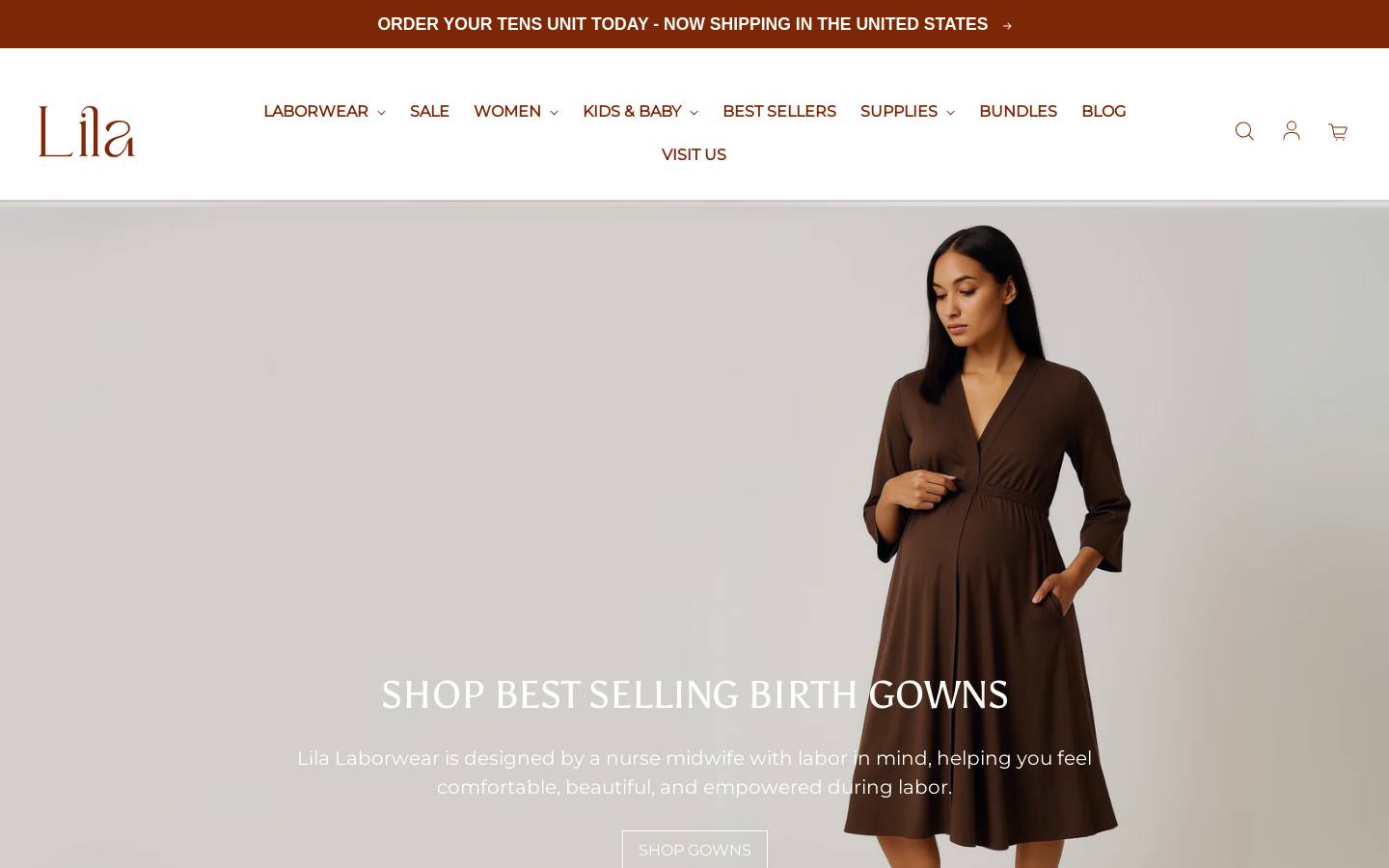 lilamama.com homepage screenshot