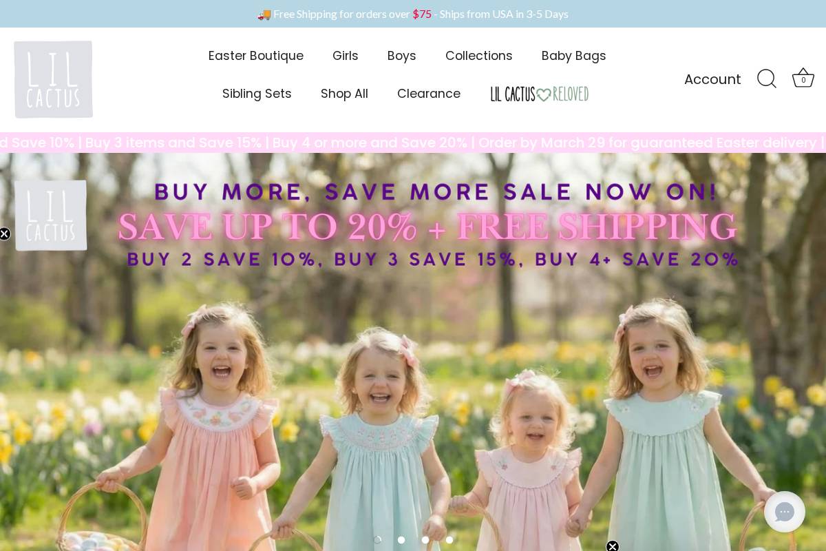 lilcactus.com homepage screenshot