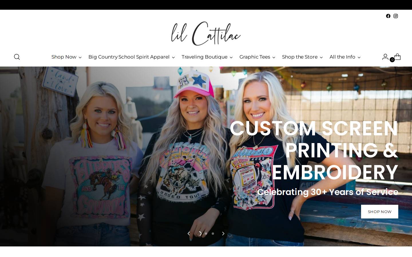 lilcattilac.com homepage screenshot
