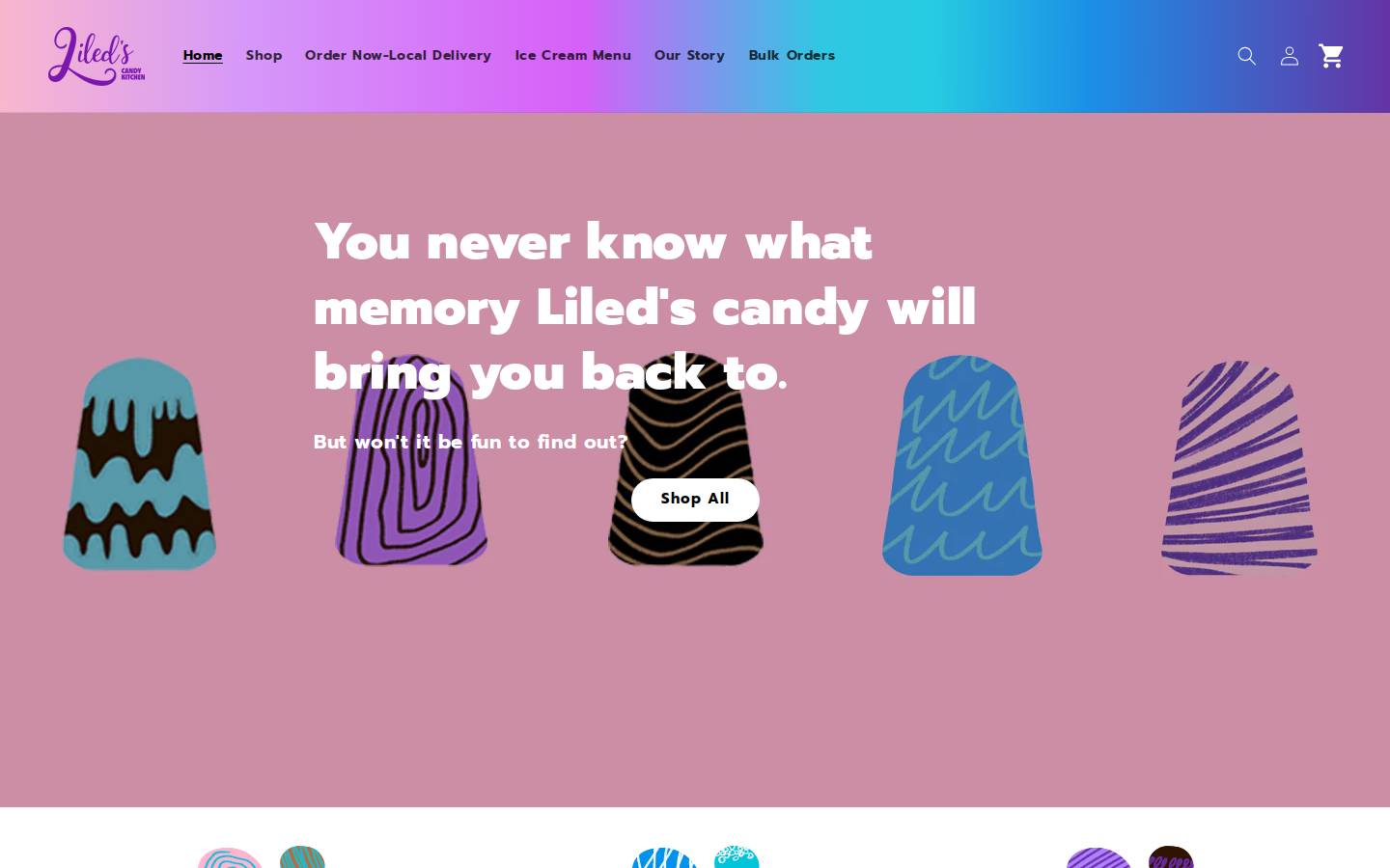 liledscandykitchen.com homepage screenshot