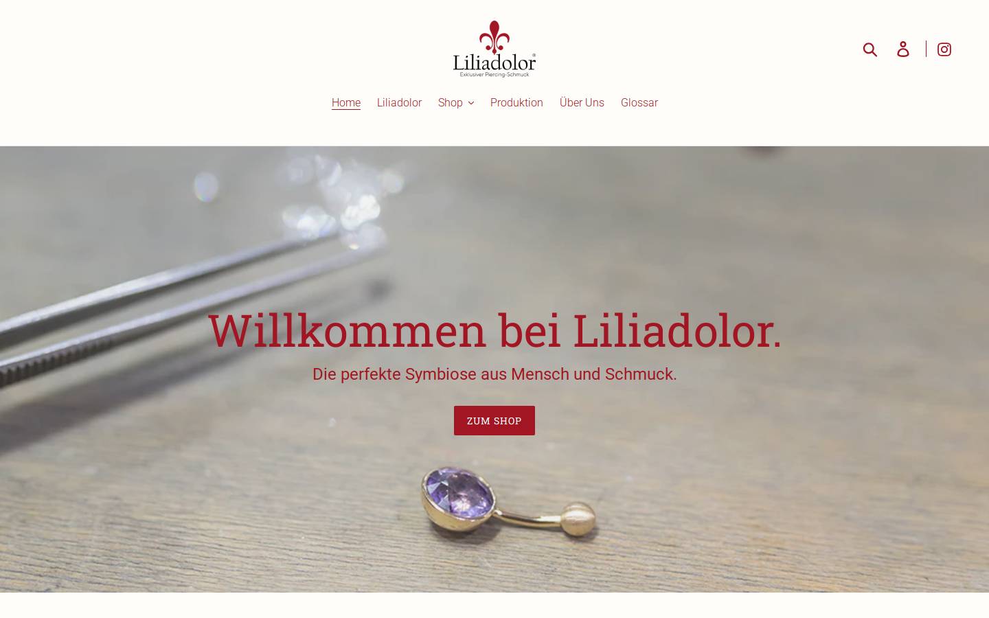 liliadolor.de homepage screenshot