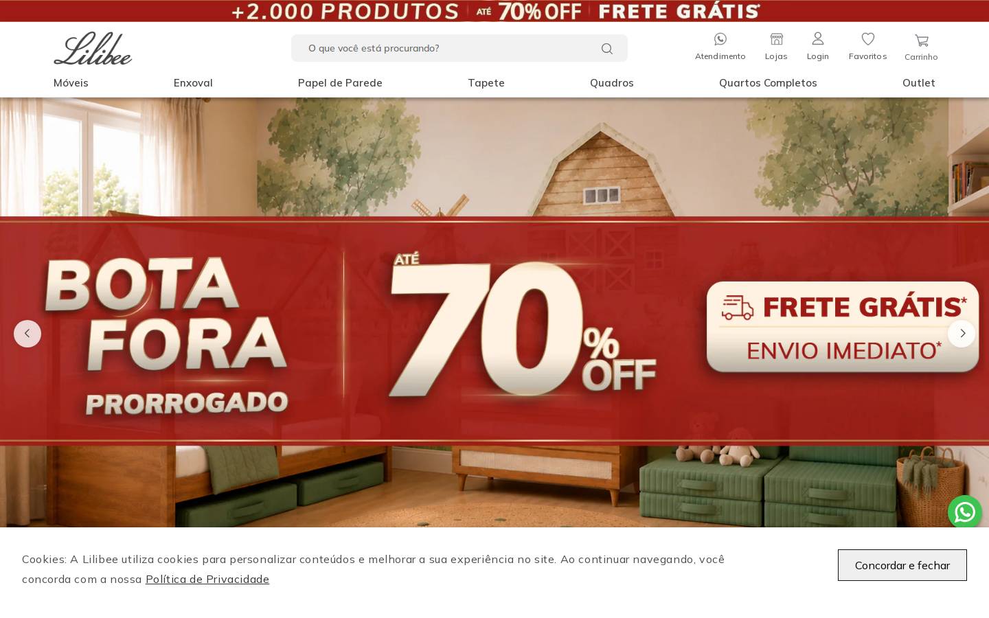 lilibee.com.br homepage screenshot