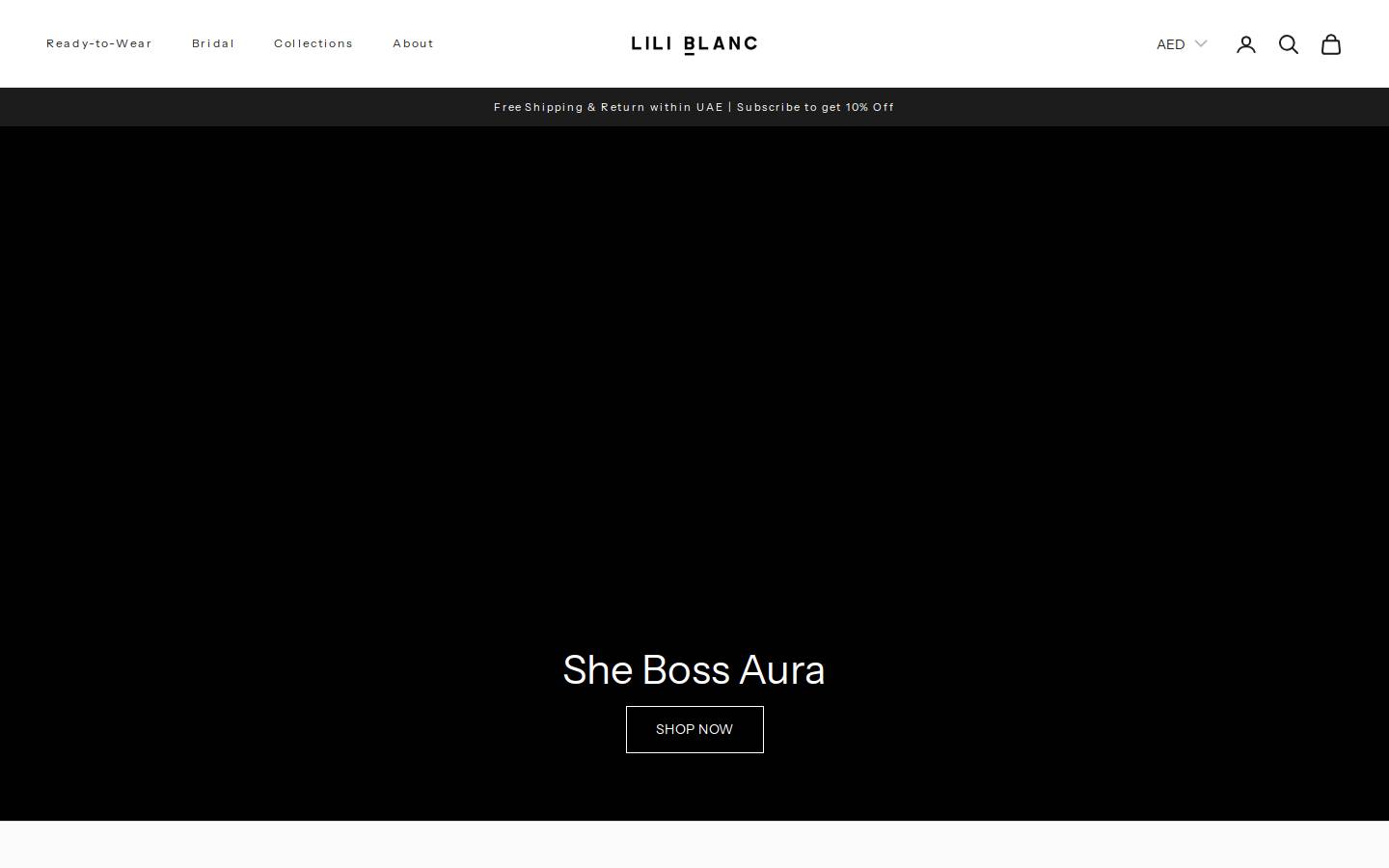 liliblanc.com homepage screenshot