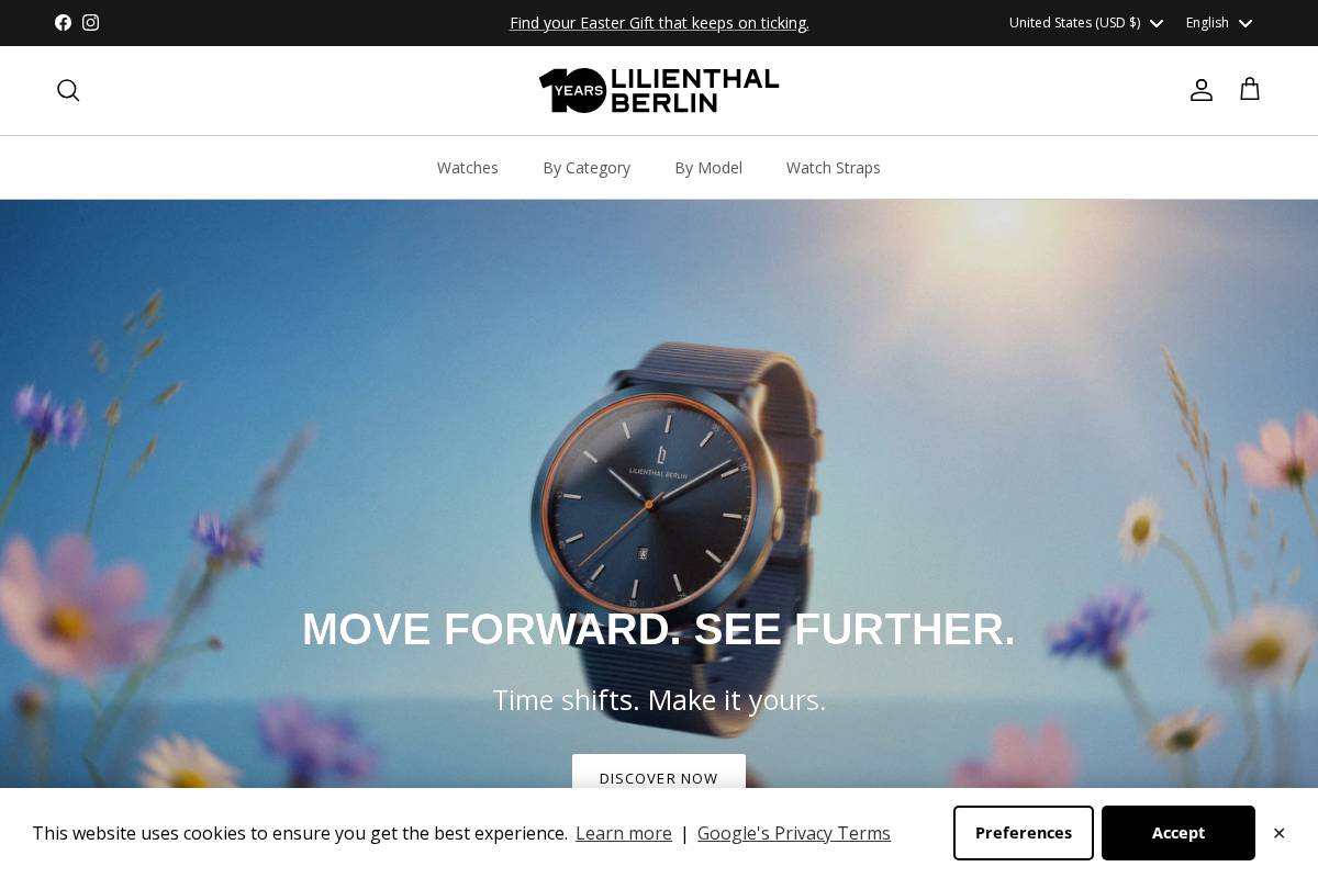 Lilienthal Berlin USA homepage screenshot